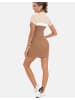 Cipo & Baxx Strickkleid WP256 in MOCHA