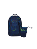 Satch Schulrucksac-Setk MATCH PLUS "Blue Tech" 2-tlg. in Blau