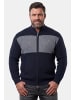 Men Plus Strickjacke in navy blau
