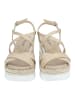 Nero Giardini Sandalen in Beige/Weiß