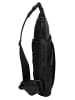 SPIKES & SPARROW Crossover Bag echt Leder in schwarz