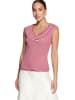 Zero  Halbarm-Shirt mit Raffung in Red/White