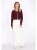 DreiMaster Women Cardigan in wine red
