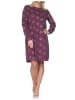 NORMANN Frottee Nachthemd langarm Bündchen Sterne in beere