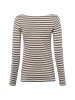 Marc O'Polo Langarmshirt in schlamm weiß - 0002