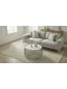 FineBuy Couchtisch in Silber / Marmor / 60x60x33