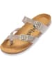 Palado Pantoletten Cres Metallic in Beige
