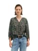Marc O'Polo Print-Bluse relaxed in Medium Brown