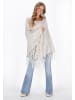IZIA Women Poncho in grey