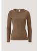 Hessnatur Hessnatur Longsleeve WARM TOUCH aus Bio-Schurwolle und TENCEL™ Lyocell in camel