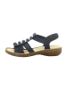 rieker Komfort Sandalen in Blau