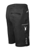 PAULGOS Jogginghose Design Trachten Lederhose Bermuda Shorts Kurz JOK3 in Schwarz