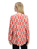 CARTOON Casual-Bluse mit Knöpfen in Rot/Grau