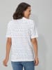 WITT WEIDEN Poloshirt in weiß-getupft