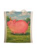 Mr. & Mrs. Panda Shopper Einhorn Schwein Design ohne Spruch in Weiß