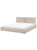 Beliani Doppelbett VINAY in Beige - (W) 196 x (H) 90 x (L) 233 cm