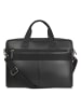 Bugatti Valencia Aktentasche Leder 40 cm Laptopfach black
