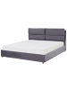 Beliani Doppelbett BATILLY in Grau - (W) 194 x (H) 105 x (L) 224 cm