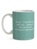 Mr. & Mrs. Panda Kaffeetasse Spruch Tierarzt Helden mit Spruch in Meeresbrise