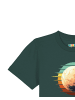 wat? Apparel T-Shirt Pluto Retro Sunset in Dunkelgrün