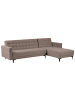 Beliani 2-tlg Schlafsofa ABERDEEN in Beige/Schwarz