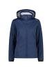 cmp Softshellparka Jacket Zip Hood in Dunkelblau