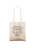 Mr. & Mrs. Panda Tote Bag Spruch Ergotherapeutin BalanZeichen mit Spruch in Creme