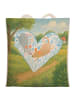 Mr. & Mrs. Panda Shopper Bag Mäuse Herz Design ohne Spruch in Weiß