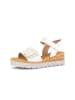 Gabor Plateau Sandalen in creme
