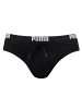 Puma Badeslip in Schwarz