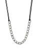 NAEMI Women Necklace in Black Silver