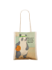 Mr. & Mrs. Panda Tragetasche Panda Basketball Design mit Spruch in Weiß