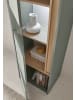 Furn.Design Wohnwand Salbei grün, Eiche, Wohnkombination Set 5-teilig mit XXL-TV-Schrank