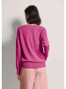 MADELEINE Kaschmirpullover mit V-Ausschnitt in magenta