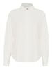 Soaked in Luxury SLAlonna Shirt LS Loose fit in Whisper White