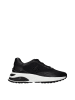 Jimmy Choo Schwarz Stoff Athletik Sneaker