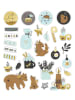 URSUS Glitzer-Sticker "Winter"