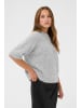 Kaffe Strickpullover KAemilie Loose fit in Grey Melange