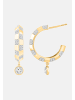 Ethische Diamanten Ohrringe aus 375 Gelbgold mit Lab Grown Diamant