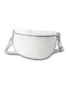 Toscanto Leder Gürteltasche Toscanto Tasche weiß ca. 29cm