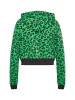 Swirly Damen Sweatshirt in Grün Leo