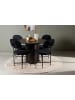 ebuy24 Schwarz 110 x 110 cm