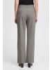 b. young BYDANTA STRAIGHT PANTS - HEAVY WOVEN Regular fit in Light Grey Melange