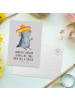 Mr. & Mrs. Panda Ansichtskarte Axolotl Tequila mit Spruch in Grau Pastell
