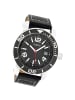 Oozoo Analog-Armbanduhr Oozoo Timepieces schwarz groß (ca. 45mm)