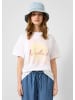 QS T-Shirt in 01D0_weiß