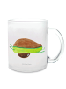 Mr. & Mrs. Panda Kaffeebecher Avocado Yoga ohne Spruch in Transparent