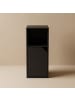 SCENA LIVING Schrank mit Türen in Schwarz, (B) 34 x (H) 61,5 x (L) 25 cm