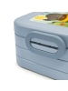 Mr. & Mrs. Panda MEPAL Bentobox Hummel flauschig Design mit Spruch in Blau Pastell