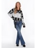 IZIA Sweater in black grey
